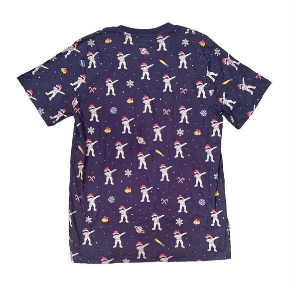 Astronaut Festive Unisex Short Sleeve TShirt - Picture 3 of 3